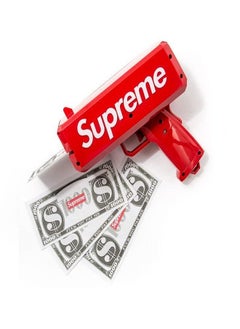 Generic PARTY TIME - Super Gun Money Shooter 100 Pcs Prop Money, Fake Money Gun Toy Play Money for Party Birthday Club Gifts for Kids Adults  - Image 3