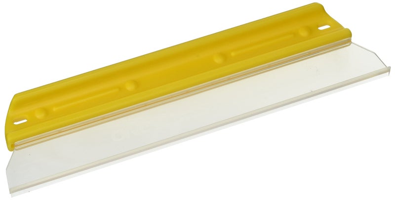 One Pass Soft N Dry 11" Waterblade Silicone T-Bar Squeegee Yellow - Image 1