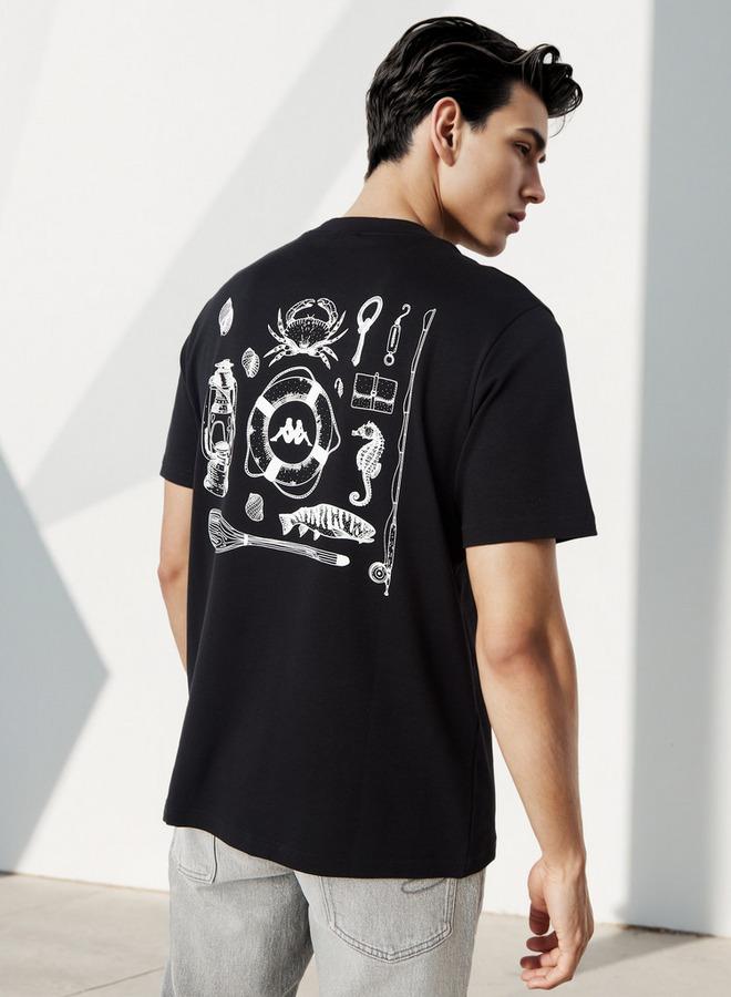 كابا تيشيرت بطبعة شعار كابا - Image 1