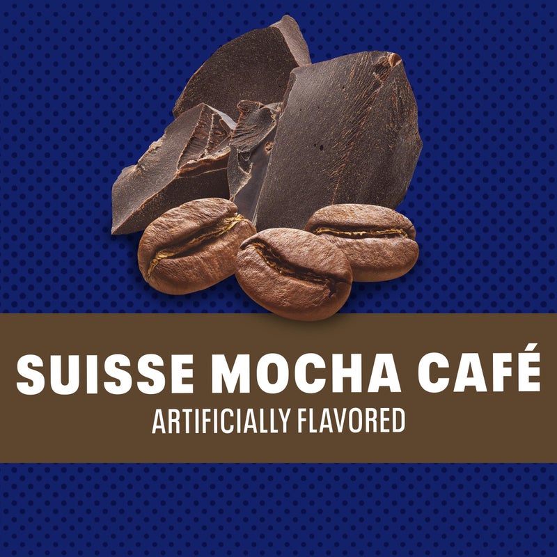 Maxwell House Instant Cafe-Style Beverage Mix, Easy to Prepare, 1 Canister, for Quick Morning Coffee or Afternoon Treat, Suisse Mocha Cafe, Kosher Dairy, 7.2 oz - Image 4