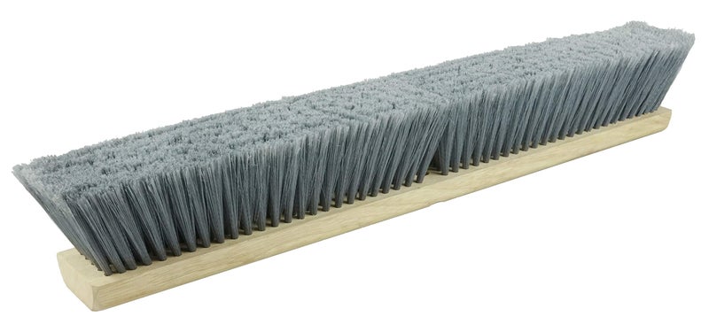 Weiler 42042 24" Fine Sweep Floor Brush, Flagged Silver Polystyrene Fill, Natural - Image 4