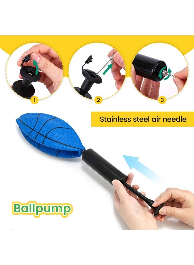 3 otters 6 Pack Mini Basketballs, 7.5 Inch Basketball Set with Pump for Mini Basketball Hoop, Outdoors Party Favors - Image 3