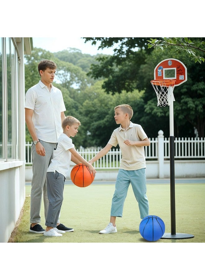 3 otters 6 Pack Mini Basketballs, 7.5 Inch Basketball Set with Pump for Mini Basketball Hoop, Outdoors Party Favors - Image 4