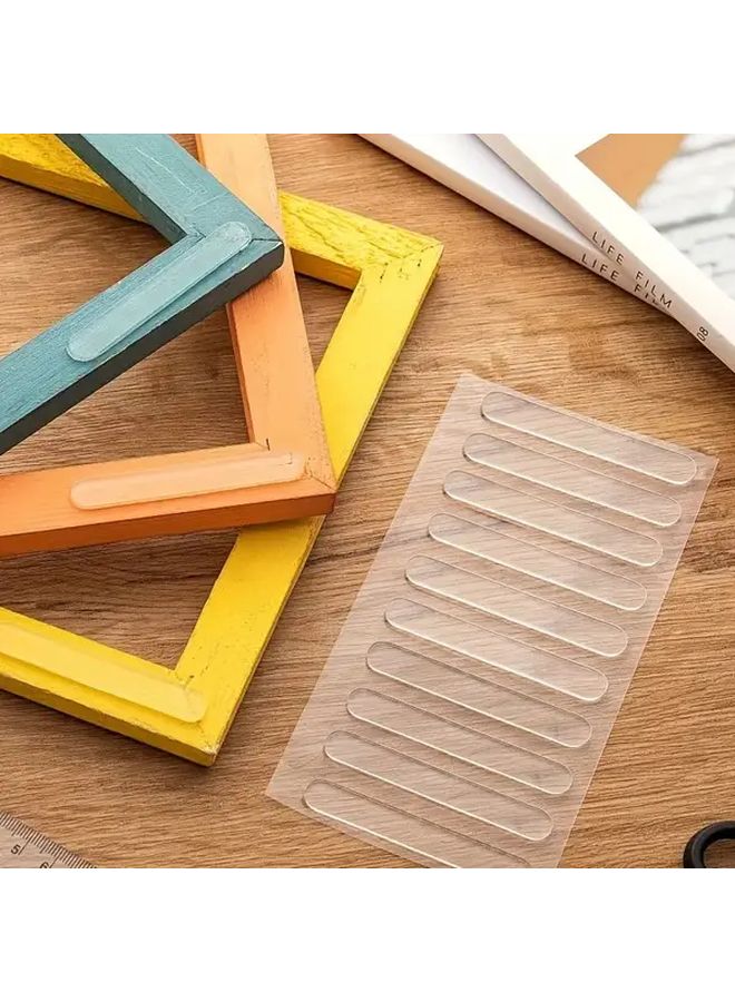 10 Pieces Transparent Self Adhesive Silicone Door Mat Noise Reduction Scratch Protection - Image 4