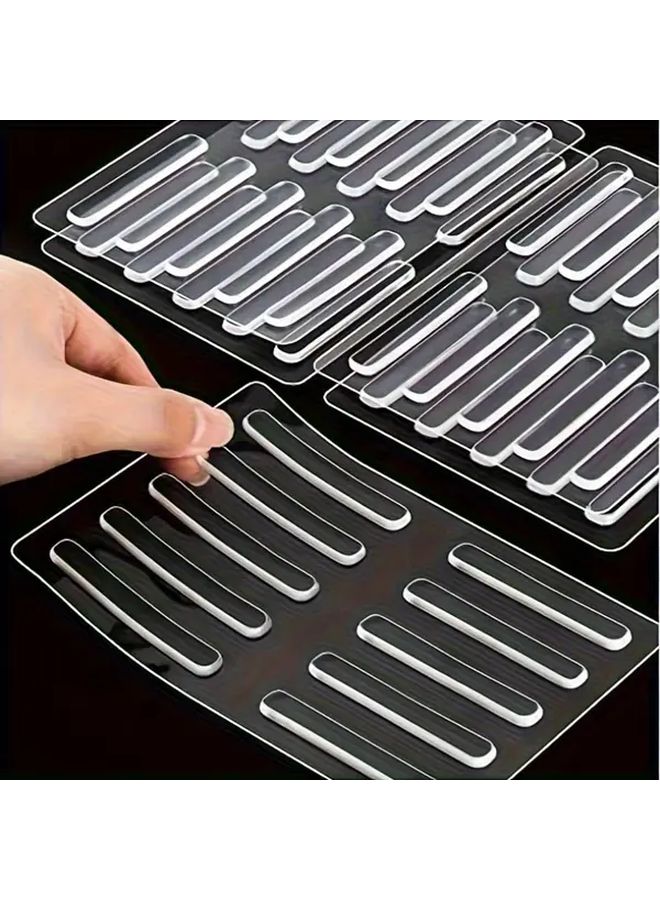 10 Pieces Transparent Self Adhesive Silicone Door Mat Noise Reduction Scratch Protection - Image 2