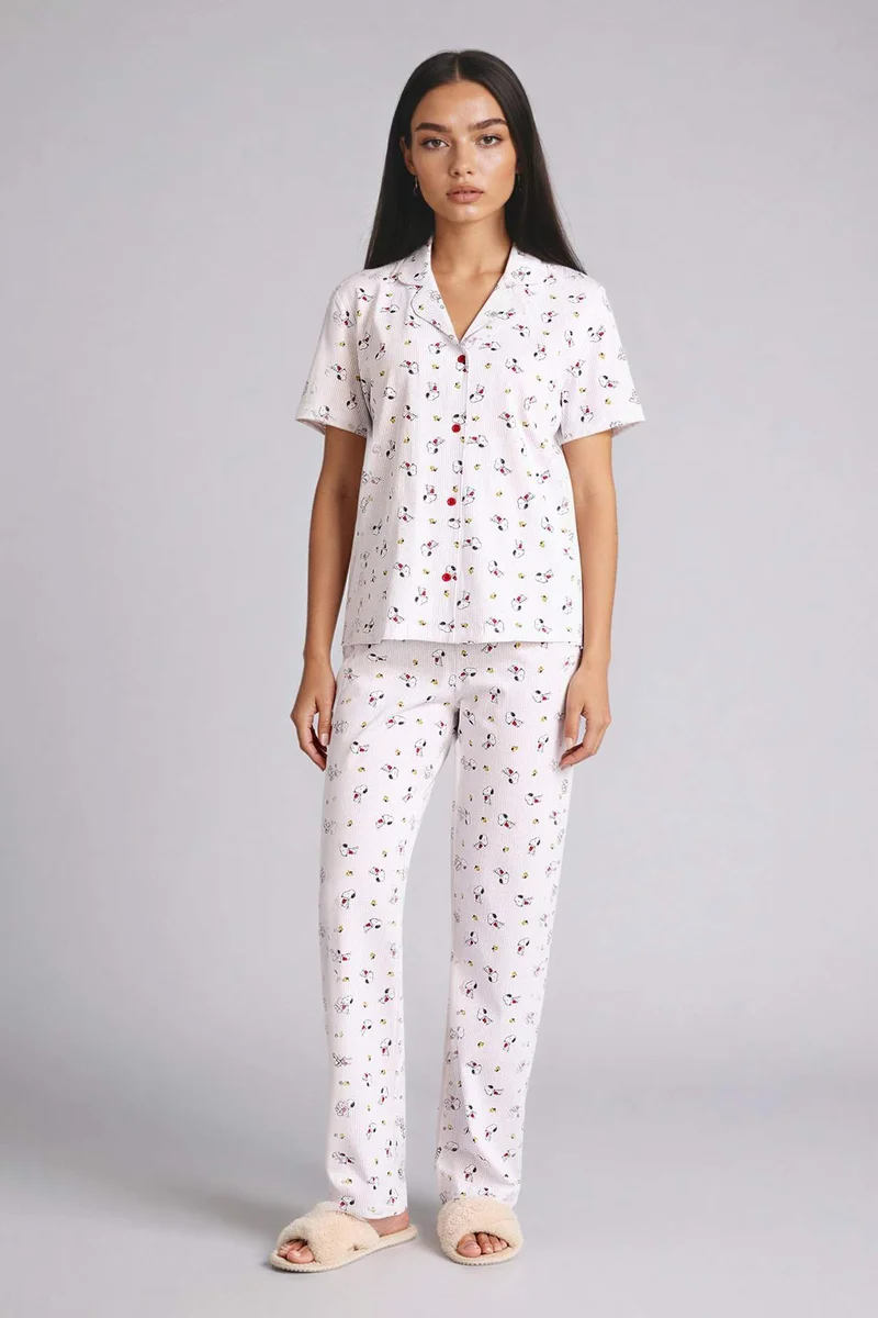 ديفاكتو 2 piece Regular Fit Snoopy Licensed Set