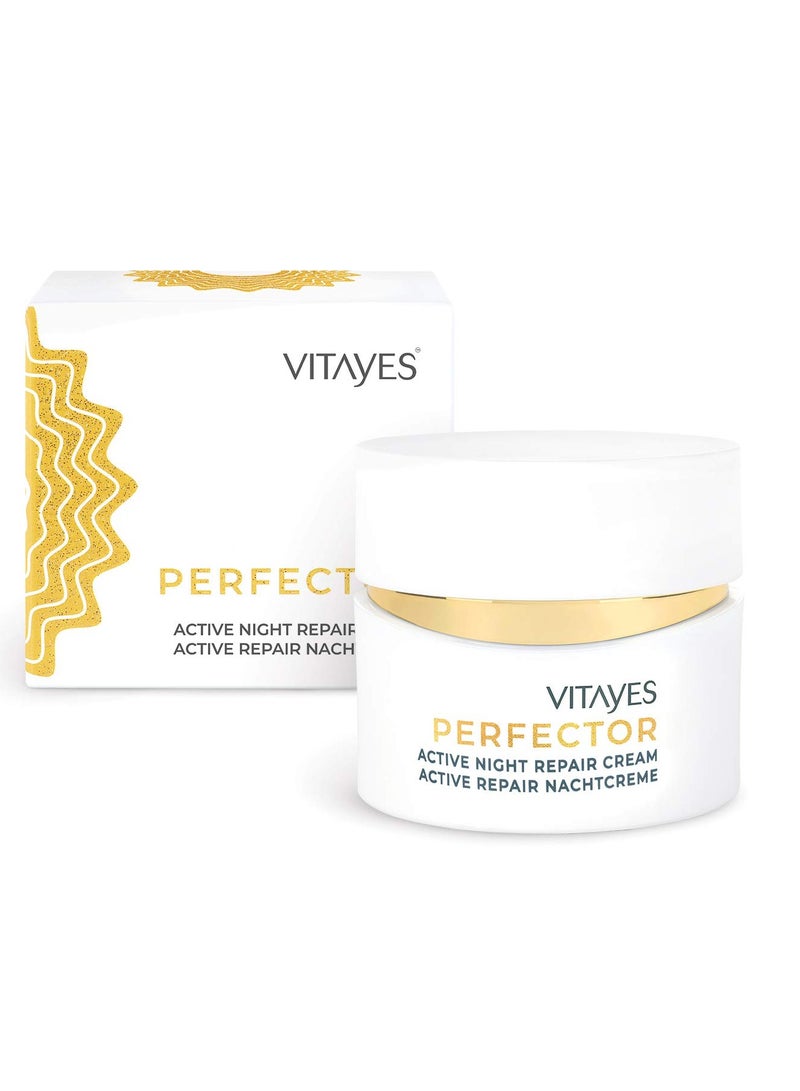 Vitayes VITAYES Moisturizing Night Cream for Face with Vitamin C for Dark Spots, Fine Lines, Wrinkles, Even Tone and Acne Scar Removal, Hydrating & Brightening Skin for Women and Men