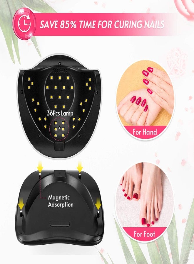 Haomaomao Nail Dryer for Gel Polish UV LED Nail Lamp 120W Curing Nail Dryer Gel Polish Nail Polish Dryer for Women Girls Home Use and Nail Salon - Image 5