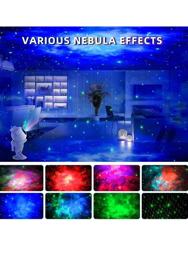 TIGER Astronaut Galaxy Projector with Timer & Remote Control – 360° Adjustable Spaceman Starry Night Light Projector, USB Powered, Astronaut Lamp for Room Decoration, LED Nebula Effect, Perfect for Kids' Bedrooms, Parties & Relaxation – Black - Image 4
