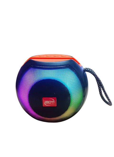 Speaker Portable Bluetooth  ,Supports Flash, Memory Card With variable lighting