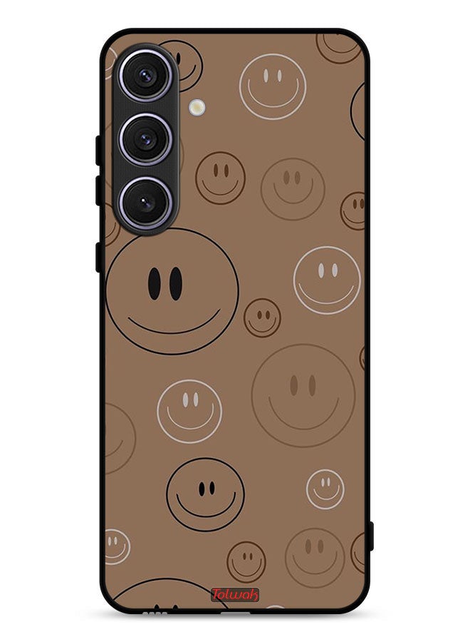 Tolwak Samsung Galaxy S25 FE Protective Case Cover Smiley Faces Pattern - Image 1