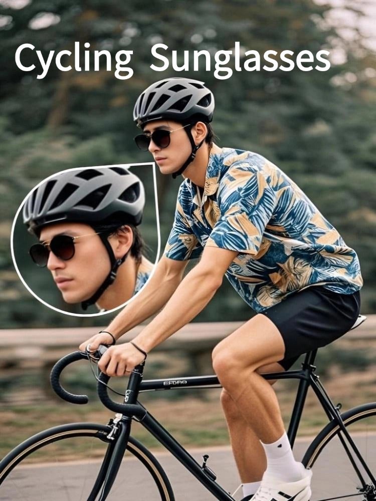 Police RB Men's Cycling Glasses Sunglasses with Black Frames for Men Driving Fishing - Image 2