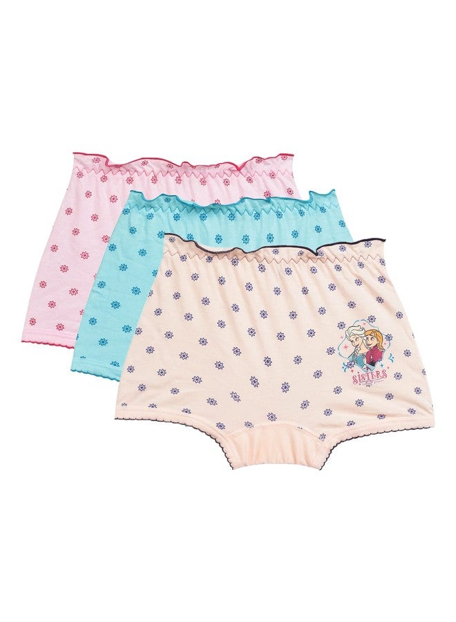 BODYCARE Cotton Frozen Girls Bloomers Pack of 3-Assorted, 18-24 Months - Image 1