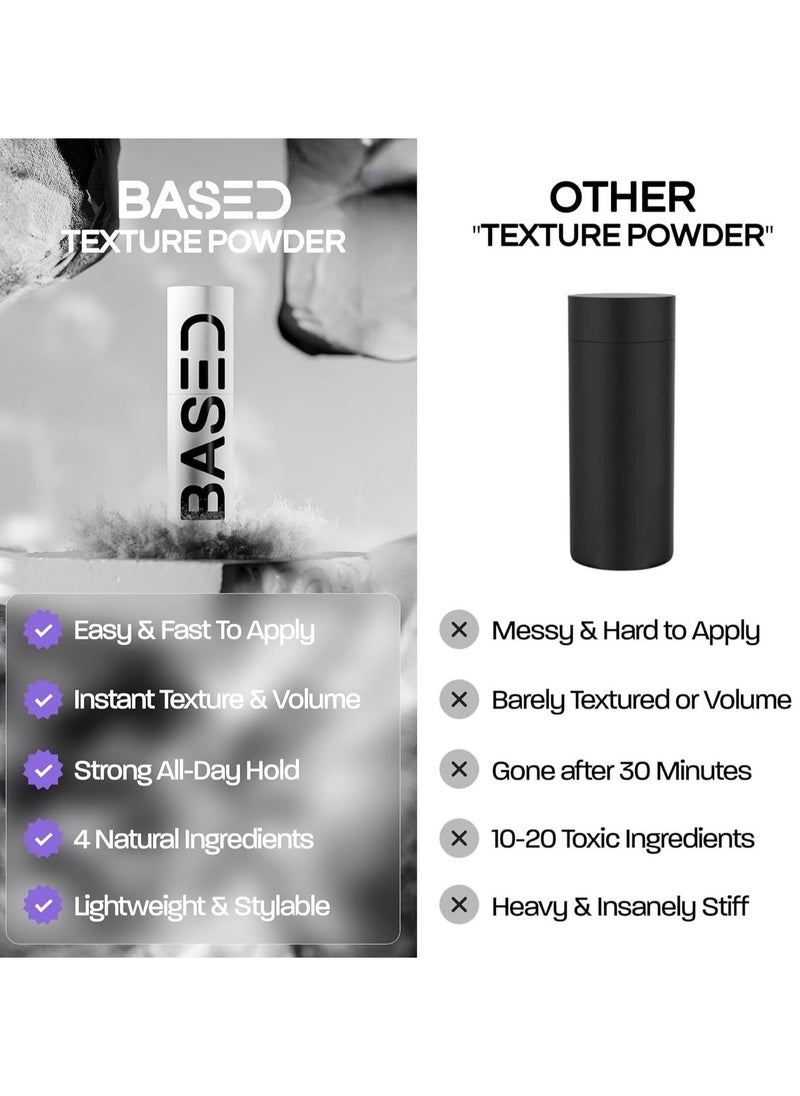 Based بخاخ تصفيف الشعر - عبوتين، بخاخ تكثيف الشعر، تأثير غير لامع، يضيف قوام 5غ*2 - Image 5