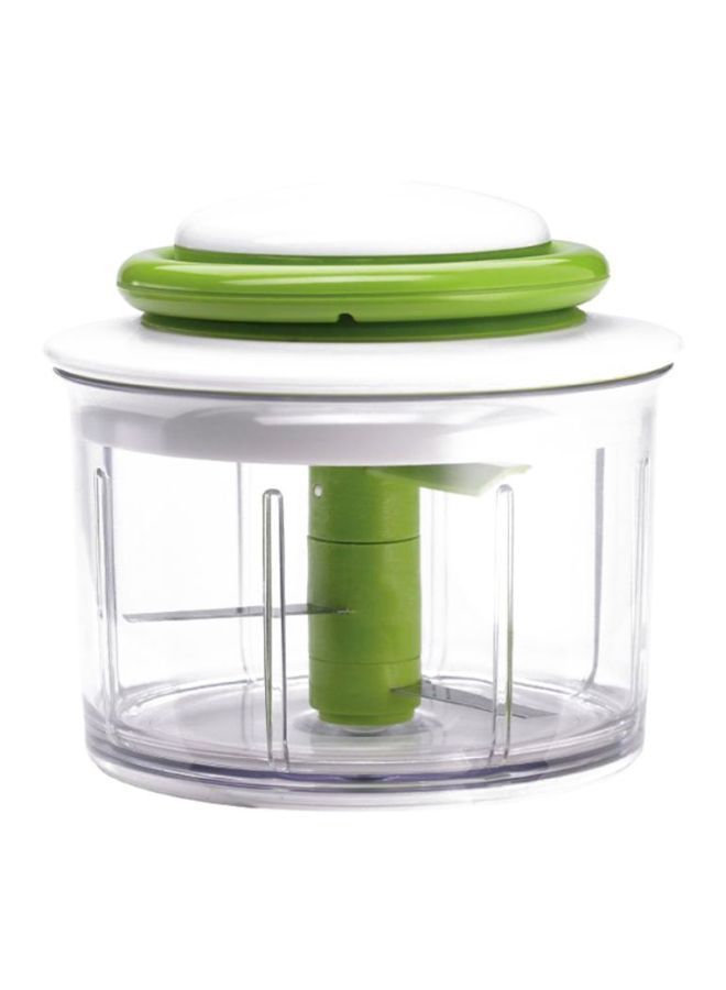 نيبمينينت قطاعة الخضروات شفاف/أبيض/أخضر 5.5x5.5x5.2سم