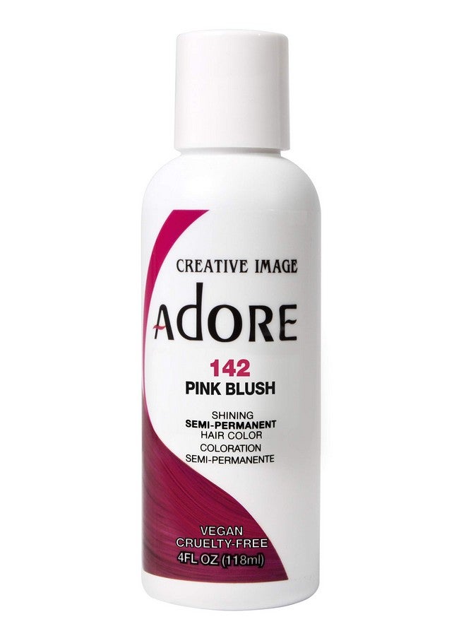 Adore Dore Semi Permanent Hair Color Vegan And Crueltyfree Hair Dye 4 Fl Oz 142 Pink Blush (Pack Of 2) - Image 1