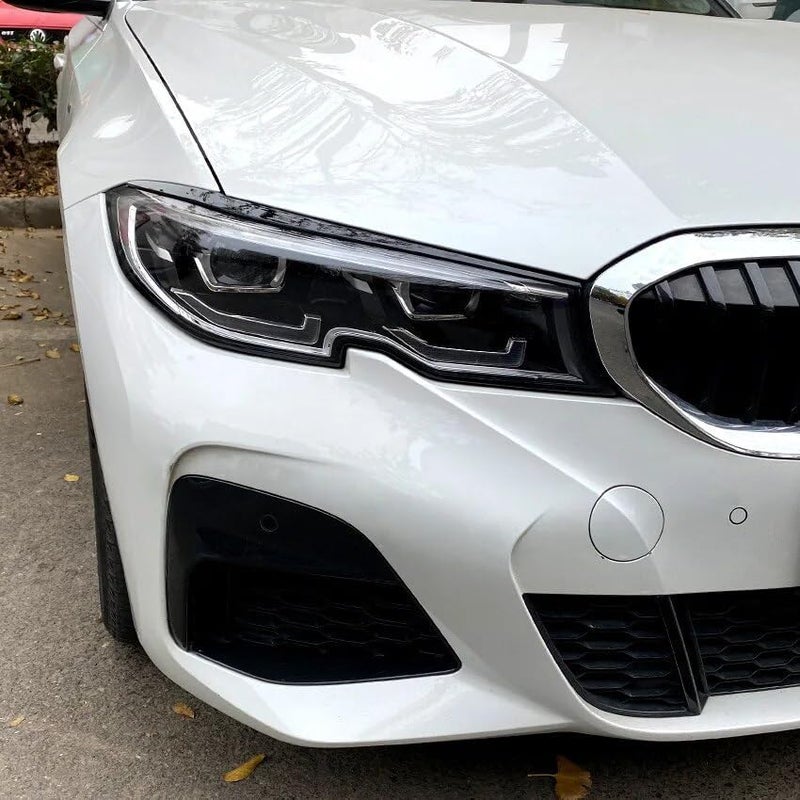 DEMULAX Glossy Headlight Eyebrows for BMW 3 Series - Image 3