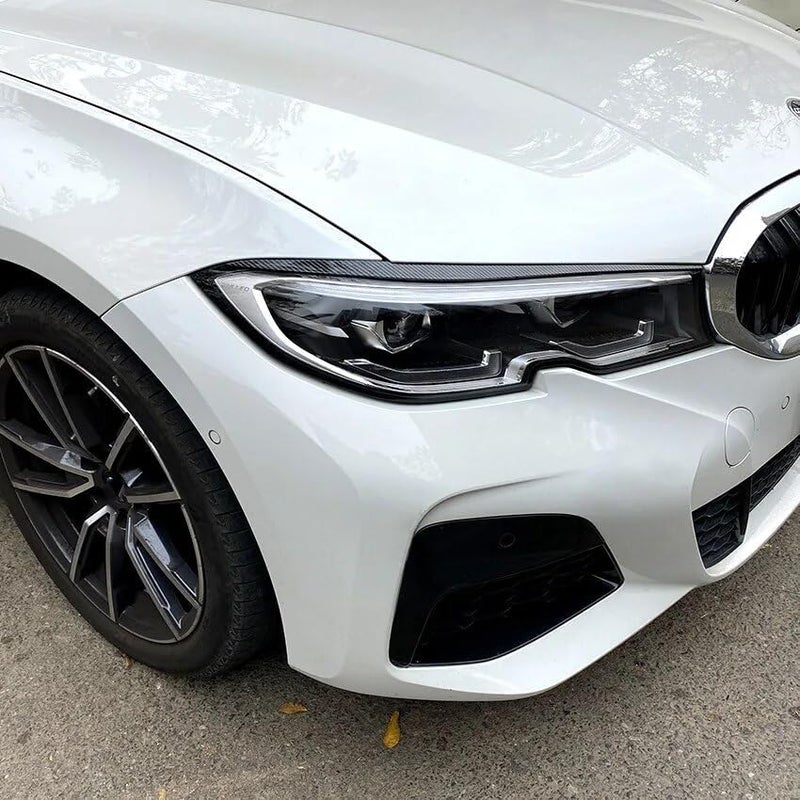 DEMULAX Glossy Headlight Eyebrows for BMW 3 Series - Image 5