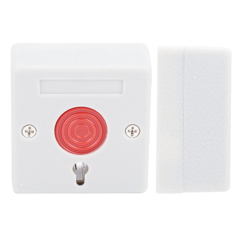 Emergency Push Button Alarm Switch F Mount Manual Reset with Key for Security System - Image 2
