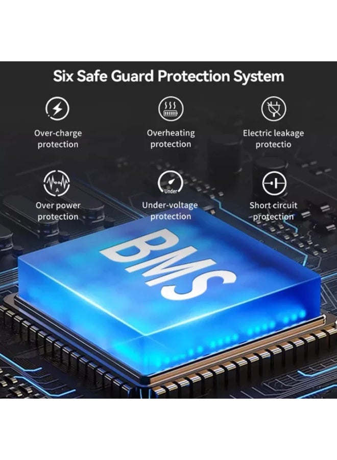 كروني محطة طاقة محمولة Crony Fac-200x مزودة بشاحن لاسلكي ووحدة بنك طاقة تيار متردد بقدرة 200 وات ومحطة طاقة خارجية محمولة للطوارئ - Image 2