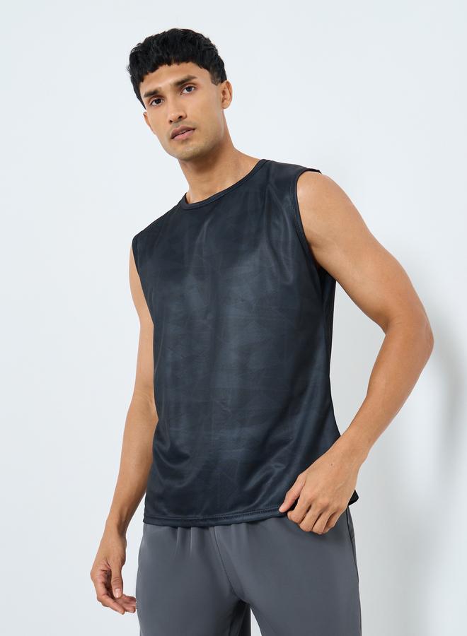 ستايلي اكتيف تانك رياضي مطبوع ستايلي - Image 1