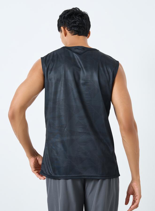 ستايلي اكتيف تانك رياضي مطبوع ستايلي - Image 4