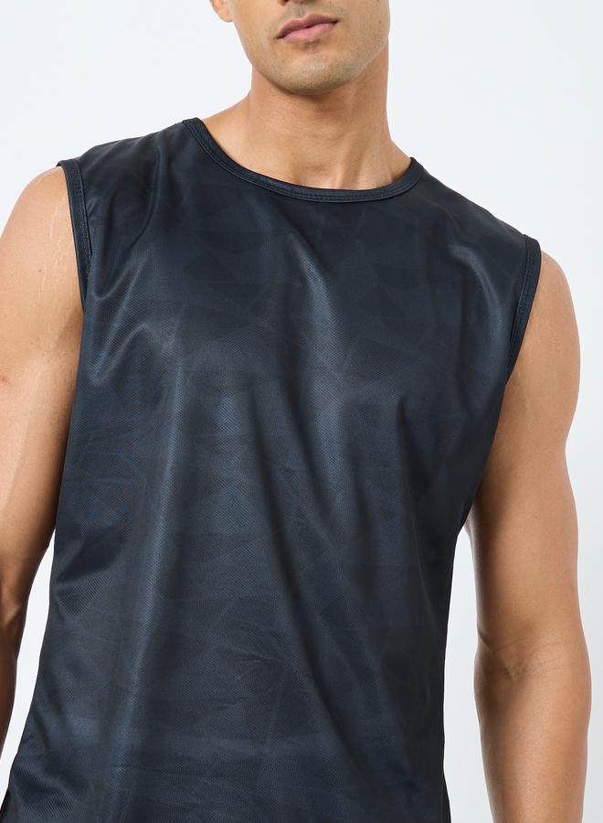 ستايلي اكتيف تانك رياضي مطبوع ستايلي - Image 3