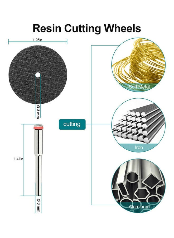 نيبمينينت طقم شفرات منشار فاريوس ومُلحقاته مُكون من 34 قطعة متعدد الألوان - Image 5