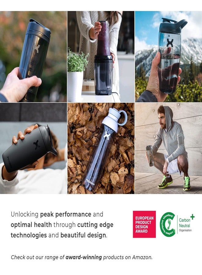 Promixx FORM Water Bottle - Premium Large Water Bottles for Hydration, Infusions and Supplements - Lifetime Durability, Leakproof Water Bottle BPA Free - 26oz / 760ml (Midnight Blue) - Image 5