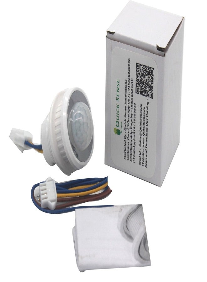 Quick Sense QS-05B PIR Motion Sensor Switch | Adjustable Time Delay | 3-Level Light Sensitivity | 110° Detection | 6m Range | Automatic Lighting Control - Image 4