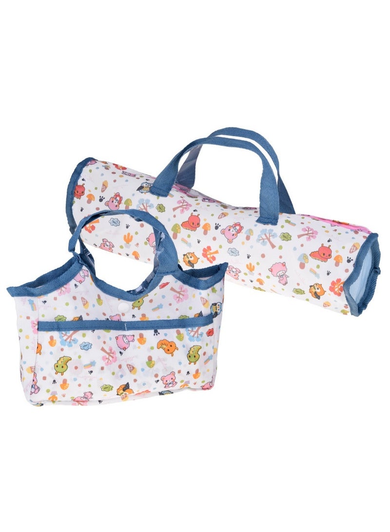 Toy Box Toy Baby Doll With Stroller and a Set of Accessories  For Children Over 3 years Old - Image 3