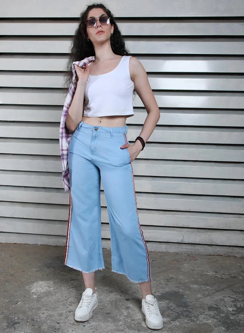 Women Blue Palazzos
