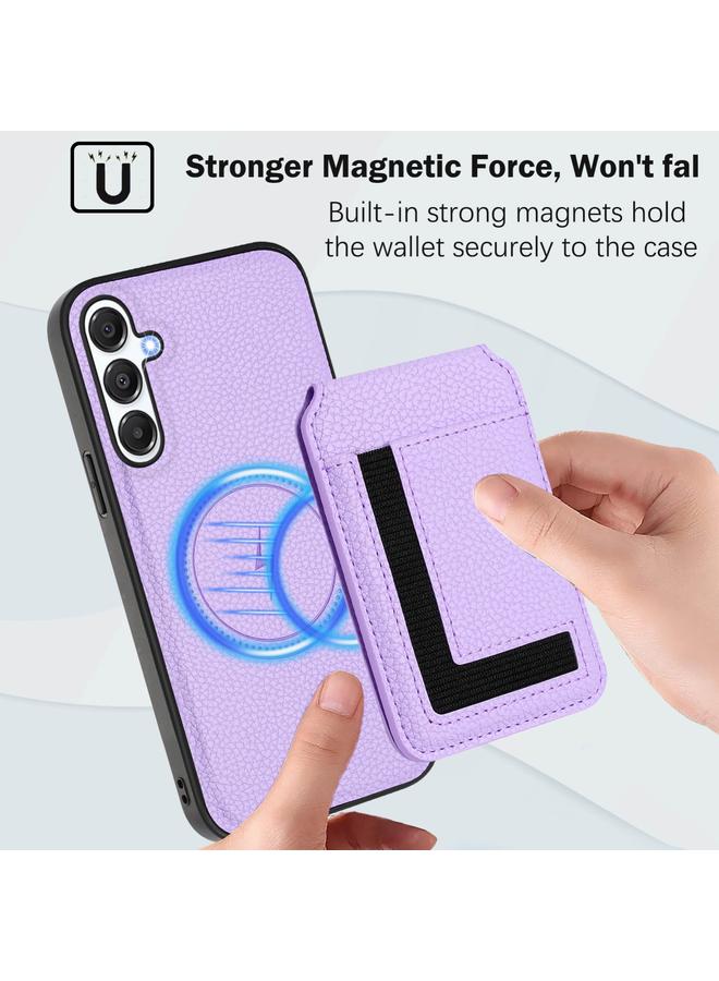 اس-توب جراب هاتف Samsung Galaxy M35 CX01 القابل للفصل مع حقيبة بطاقات مغناطيسية Magsafe - Image 5