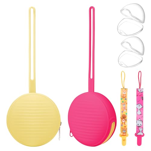 Sopkdey Pacifier Case, Holder for BPA Free Traveling Baby Essentials Set - Image 1