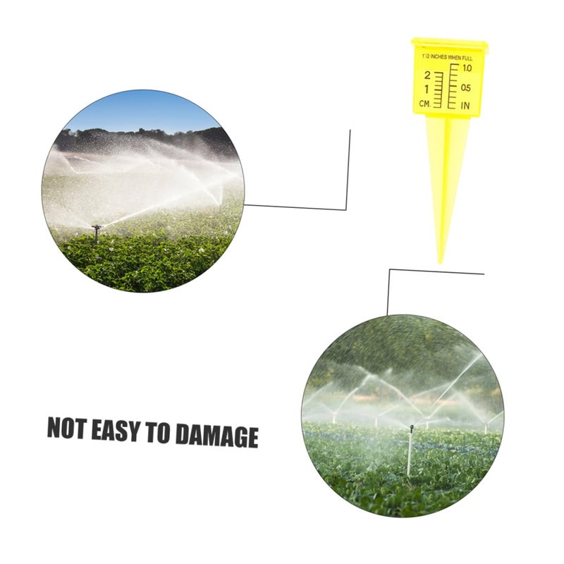 5pcs Portable Rain Gauge Set Accurate Outdoor Garden Water Gauge Precipitation Collector - Image 4