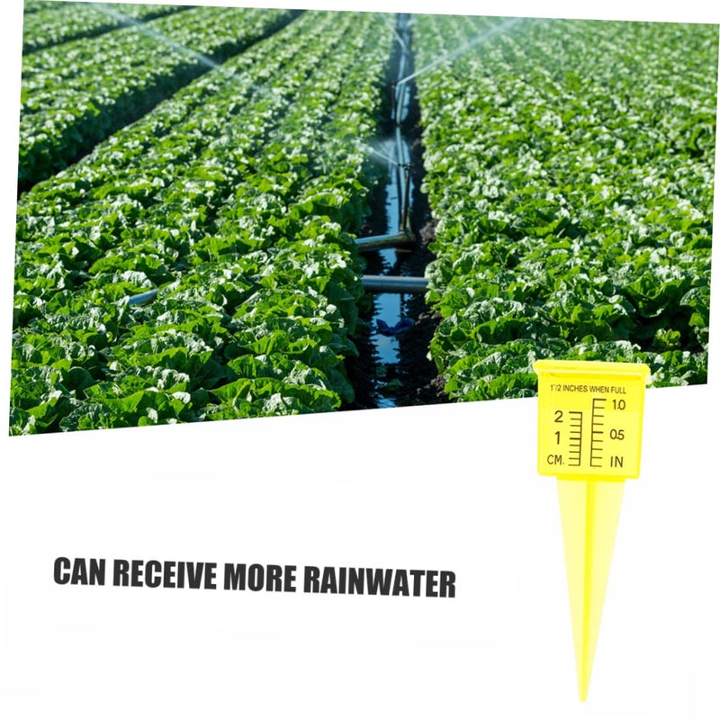 5pcs Portable Rain Gauge Set Accurate Outdoor Garden Water Gauge Precipitation Collector - Image 5