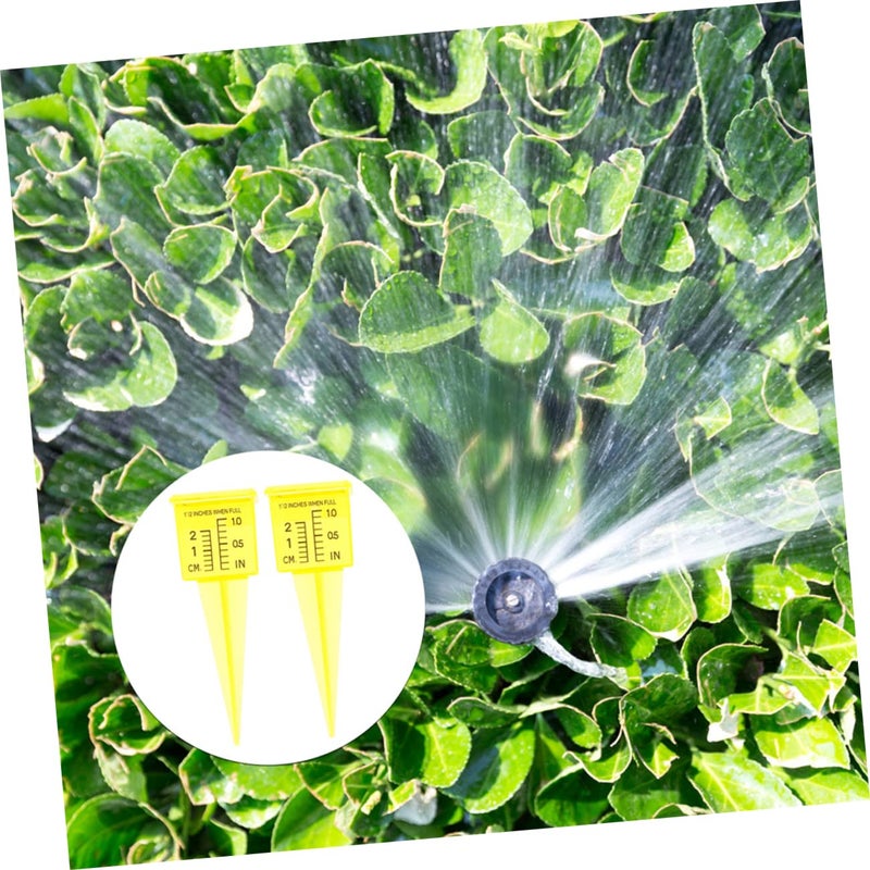 5pcs Portable Rain Gauge Set Accurate Outdoor Garden Water Gauge Precipitation Collector - Image 3