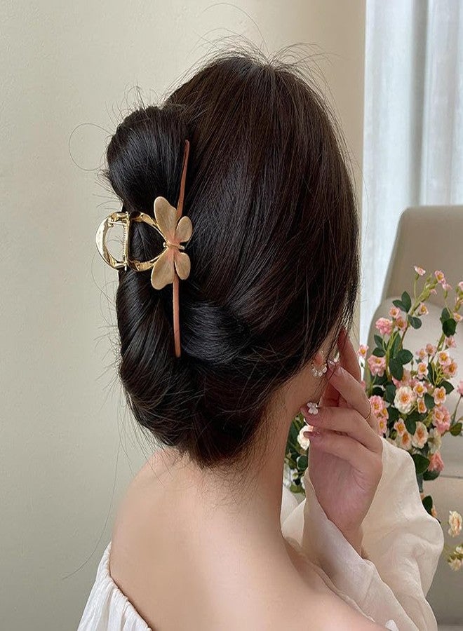 LOCKLUX Pack of 2 Butterfly Hair Clutcher for Women & Girls | Elegant Metal Hair Clutch Clip | Stylish Hair Clutcher Set for Thick & Long Hair | Butterfly Design Hair Clutche - Image 5