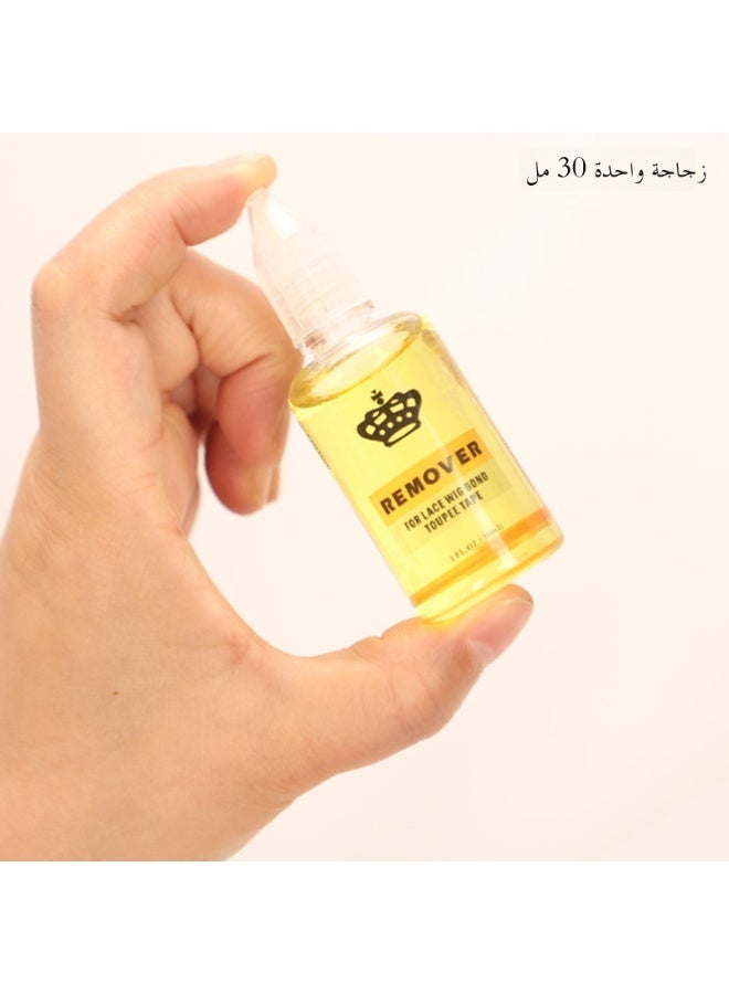 30ml صفراء الدانتيل الباروكة الغراء إزالة الماء دليل الباروكة ربط الغراء اللاصق غير مرئي للبروكة الدانتيل / توبي - Image 5