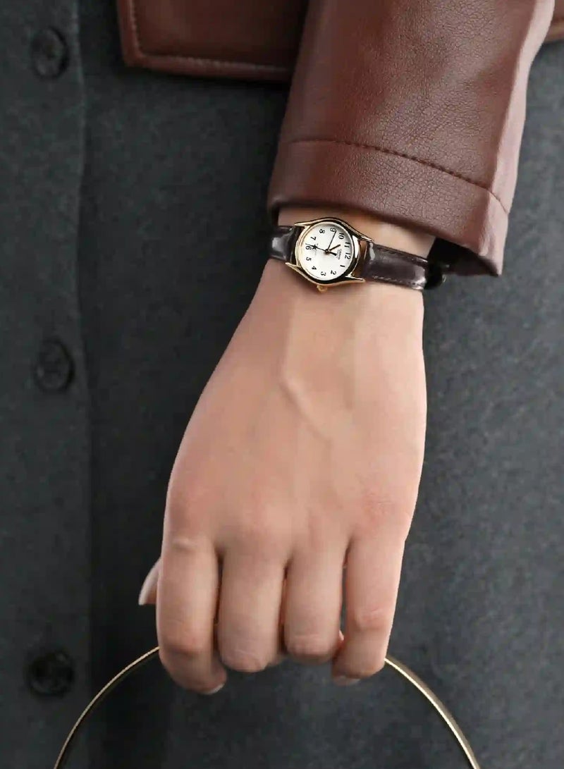 CASIO Women's Enticer Analog Watch LTP-1094Q-7B4RDF - 29 mm - Brown - Image 2