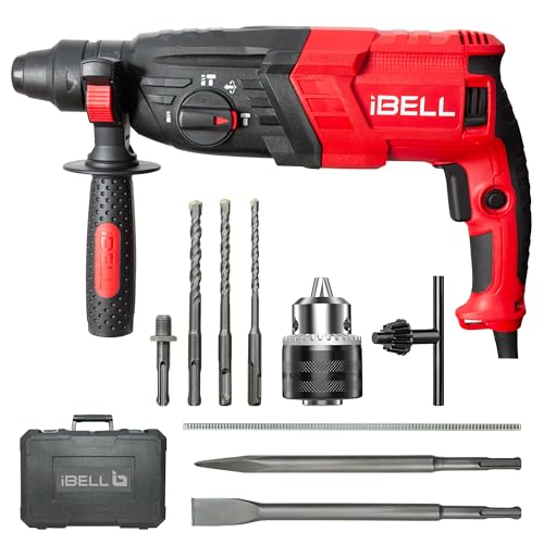 IBELL TOOLS IBELL Rotary Hammer Drill RH26-26, 780W, Copper Armature, SDS Plus Chuck :26 mm, 900 RPM, Impact Energy 3J with Vibration Control - Image 1