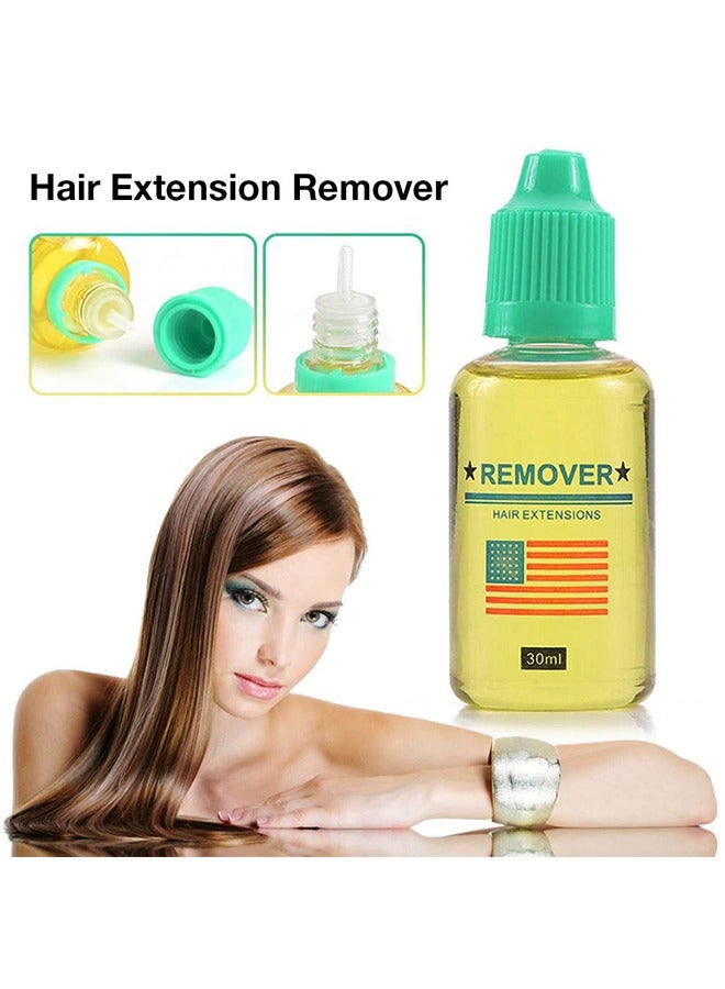 Hair Extensions Remover-Wig Glue Remover , Front Bonding Weave Active Lace Tape Remover, Scalp Cleaner Hold Glue Yellow Remover 30ml - Image 1