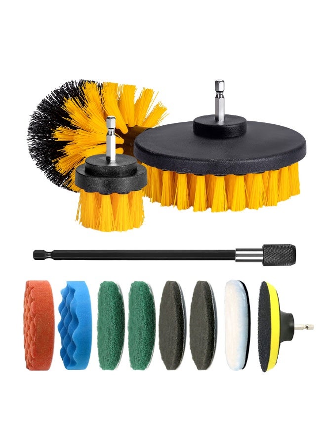 12-Piece Drill Brush Attachments Set - Image 1
