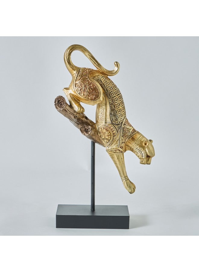 Home Box Marcel Polyresin Climbing Leopard 19.5 x 8 x 35 cm - Image 5