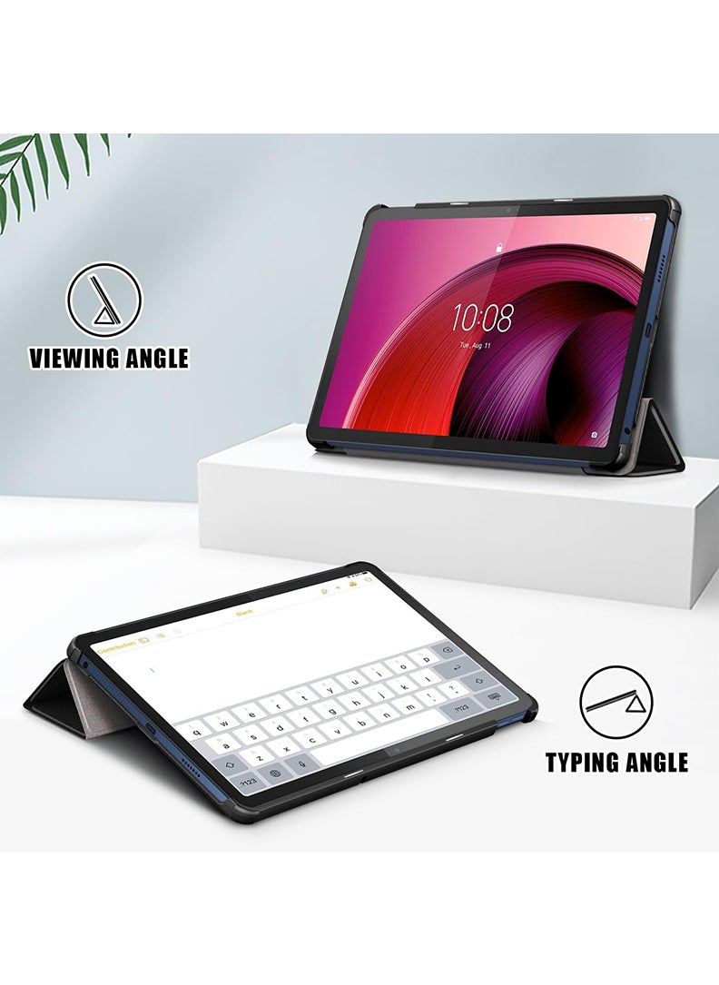 Theodor - Protective Flip Case For Lenovo Tab M10 (2023) With Trifold Stand Auto Wake Sleep Shockproof Cover CR7 - Image 1