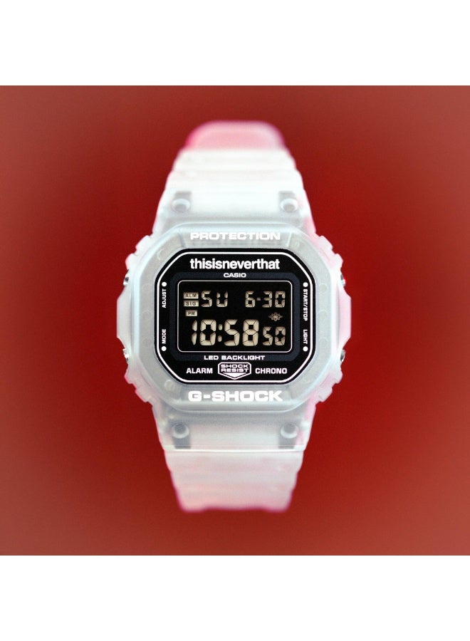 CASIO Title: Casio G-Shock DW-5600TNT-7D Digital White Resin Men's Watch - 48.9 mm - Image 2