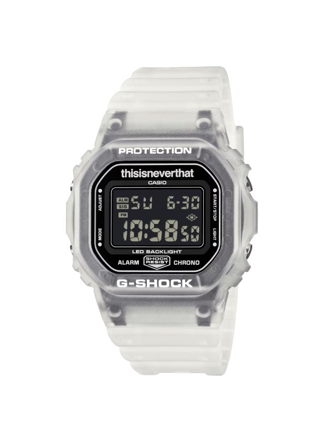 CASIO Title: Casio G-Shock DW-5600TNT-7D Digital White Resin Men's Watch - 48.9 mm - Image 1