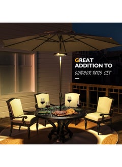 Generic Eletorot Patio Umbrella Lights Rechargeable Outdoor Lights For Patio Decor Patio Table Light 28 Led 3 Lighting Modes Cool Patio Pool Accessories And Backyard Decor  - Image 4