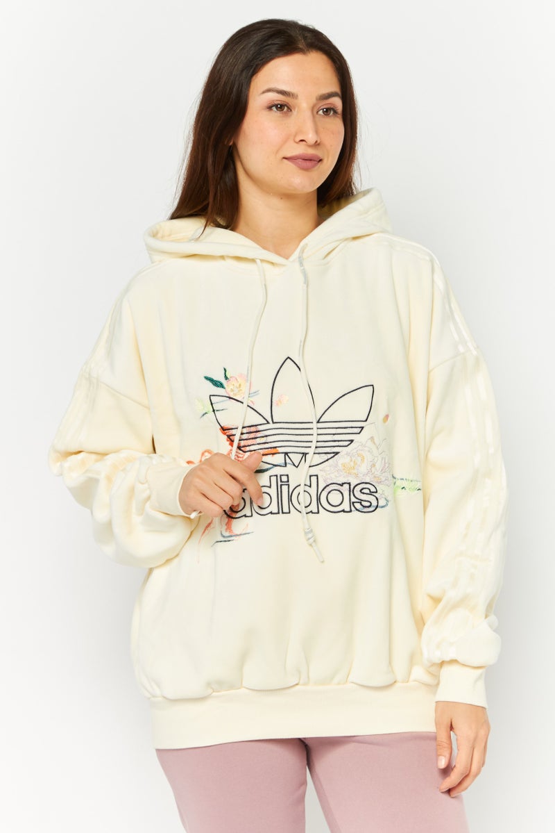 adidas Originals Adidas Originals x Angel Chen Women Sportswear Fit Outdoor Sweatshirt, Cream  - Image 1
