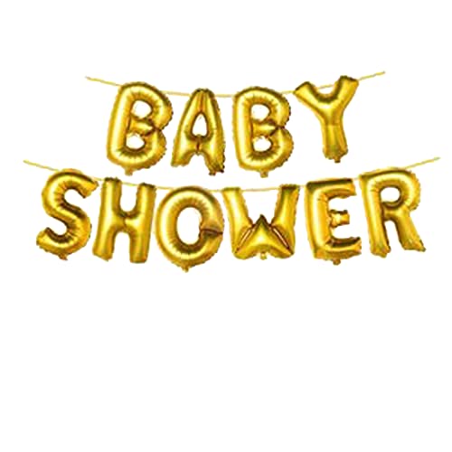 SOI Baby Shower Letter Balloons | Baby Shower Decorations | Decoration Items For Baby Shower | Baby Shower Letters (Pack Of 10 Balloons) - Image 1